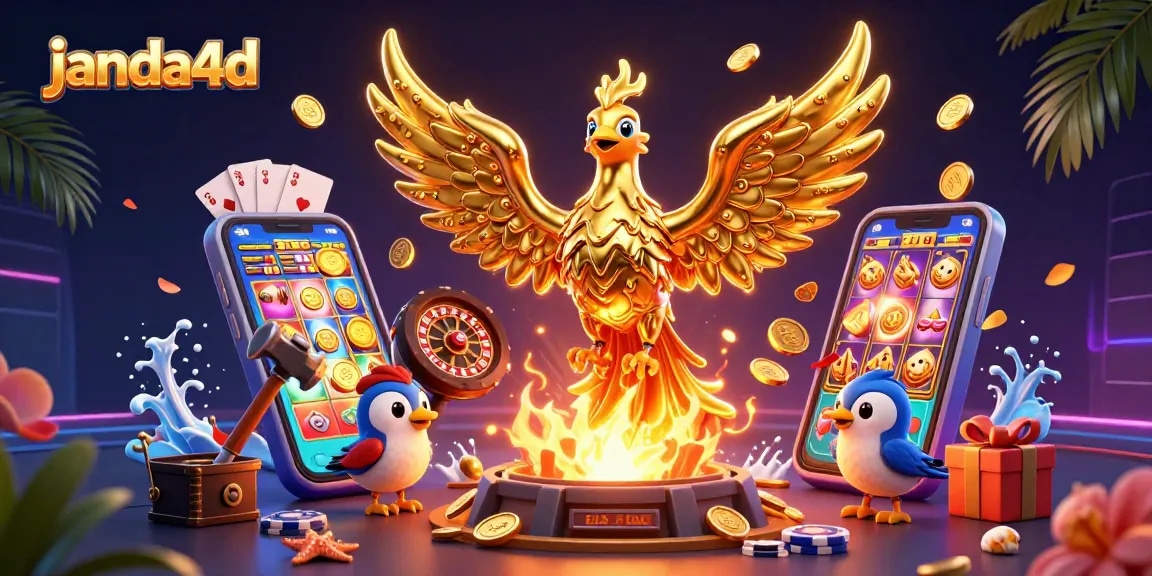 Permainan di janda4d menghadirkan Phoenix emas 3D dan slot yang menggembirakan.