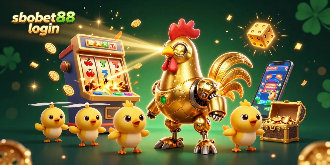 Engage in sbobet88 login with vibrant 3D elements and casino excitement showcased
