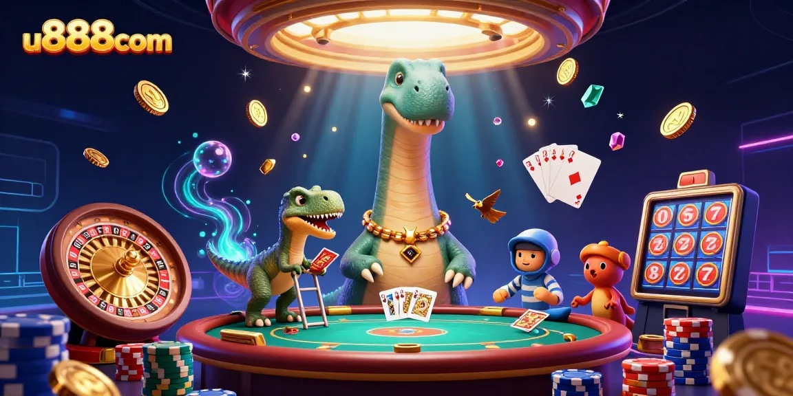 Engage in winning strategies with u888com in a vibrant casino scene filled with excitement.