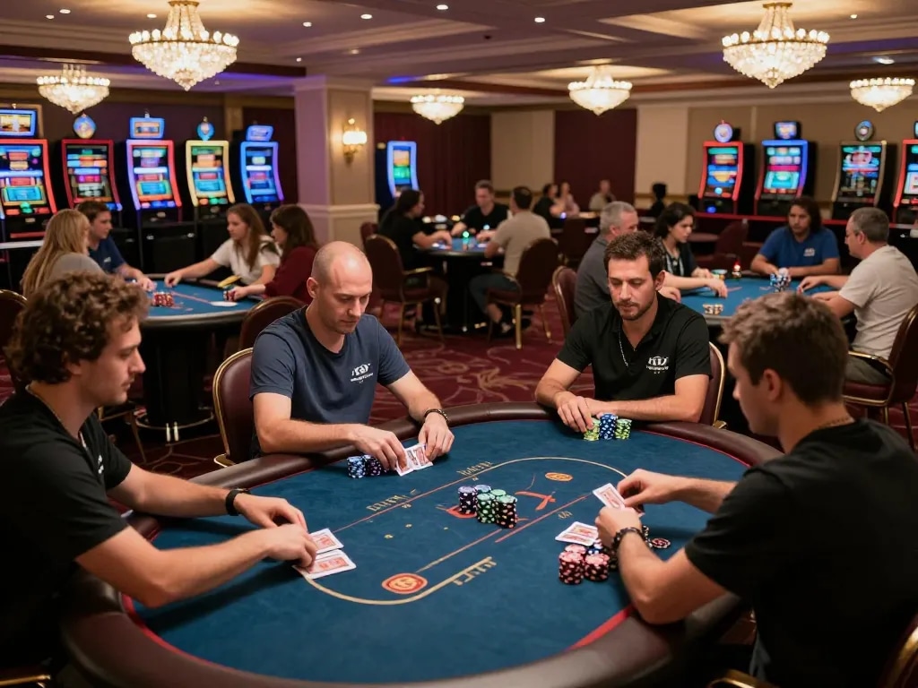 Experience llwin Download for enhanced poker gameplay at upscale casino tables with engaged players.