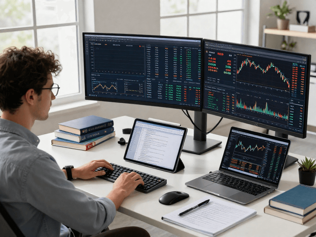 Real-time forex data workspace showcasing platinum live price API in action, reflecting modern financial technology.