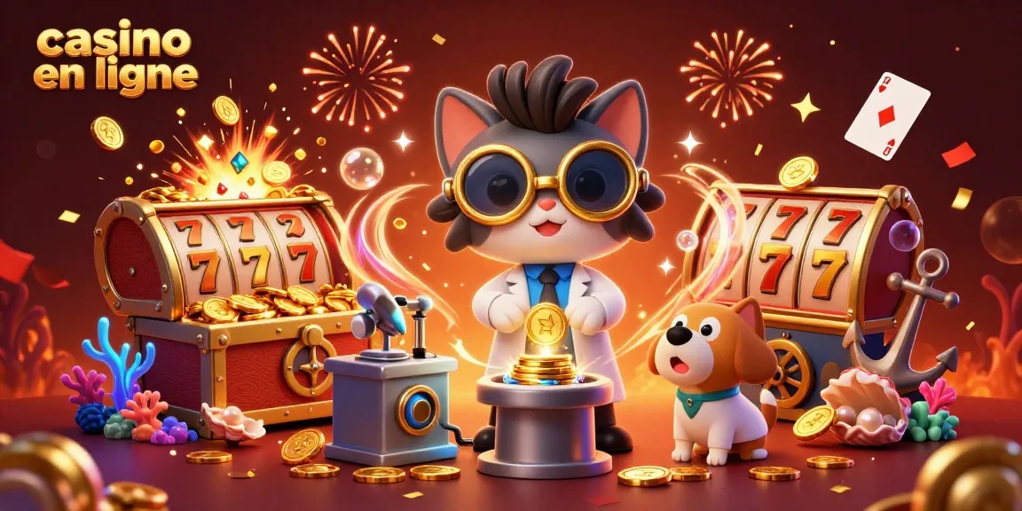 Jouez à des jeux de machines à sous au casino en ligne avec des personnages de dessins animés