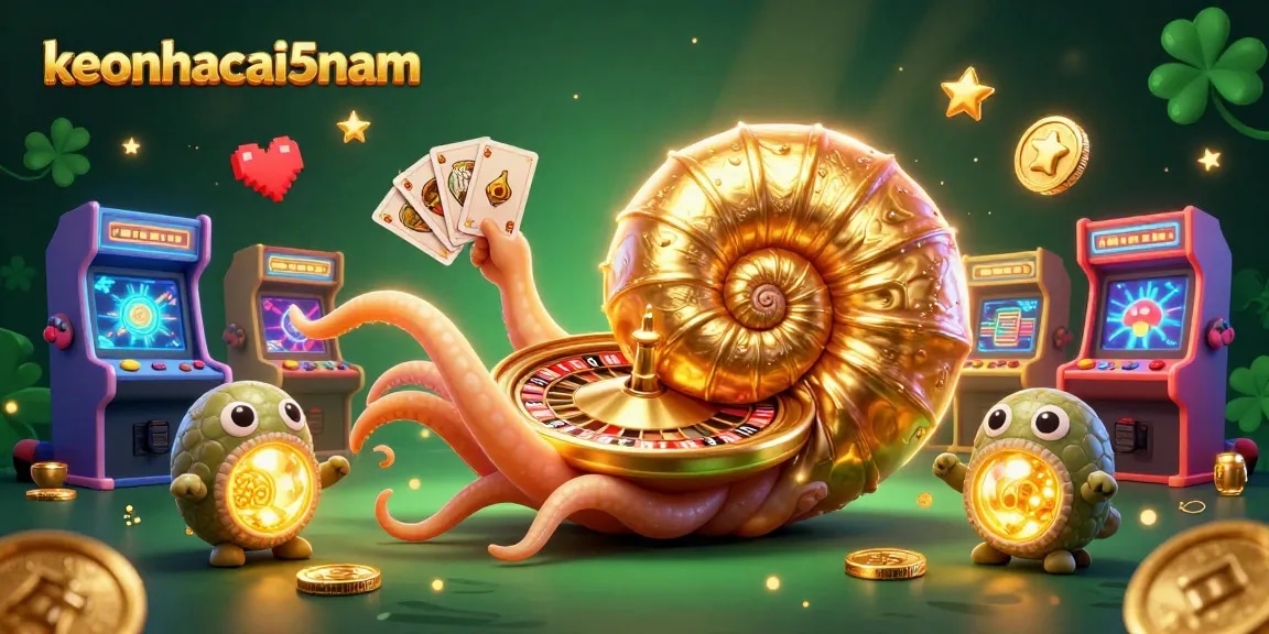Engage in thrilling gameplay with keonhacai5nam's vibrant 3D casino adventure showcasing unique characters and dynamic casino elements.