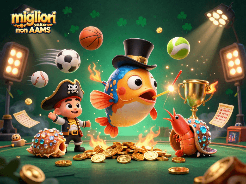 Scopri i migliori casino non AAMS e vinci con i nostri personaggi animati in un'illustrazione 3D accattivante.