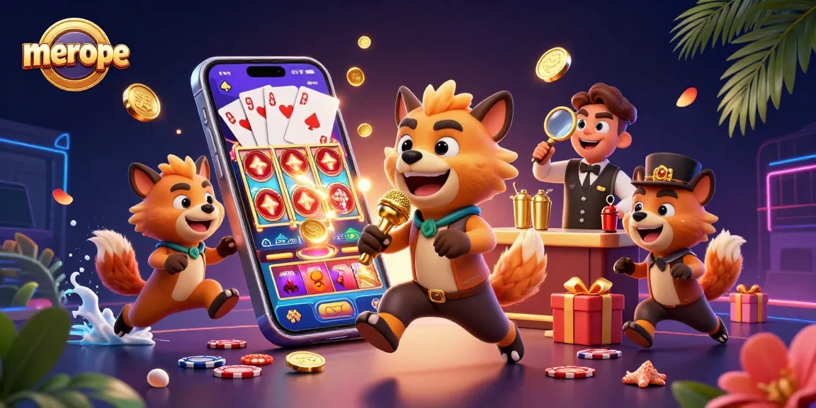 Experience incredible wins at meroope with vibrant slots and lively hyena characters in a comedy casino.