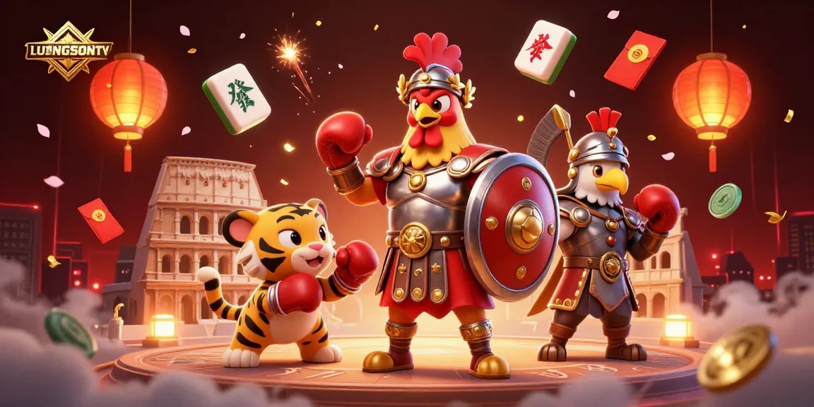 Experience thrilling sports betting with LUONGSONTV in this festive arena scene full of action.