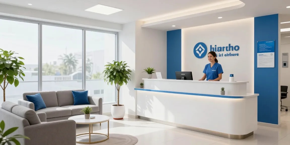 Hair transplant turkey consultation in a welcoming healthcare clinic environment.