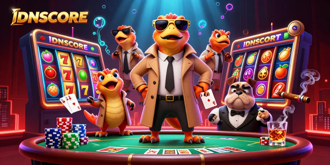 Engage with IDNSCORE's thrilling slot experience featuring vibrant symbols and dynamic gameplay.
