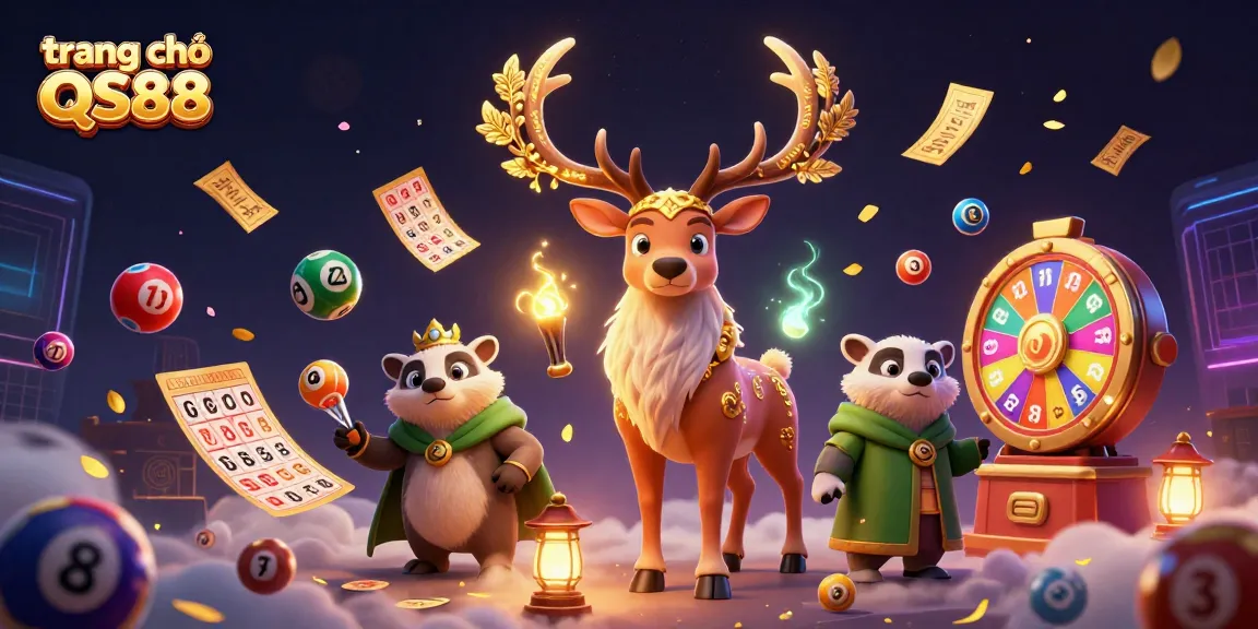 Experience the excitement of trang chủ QS88 with vibrant elements and immersive characters in a casino-themed scene.