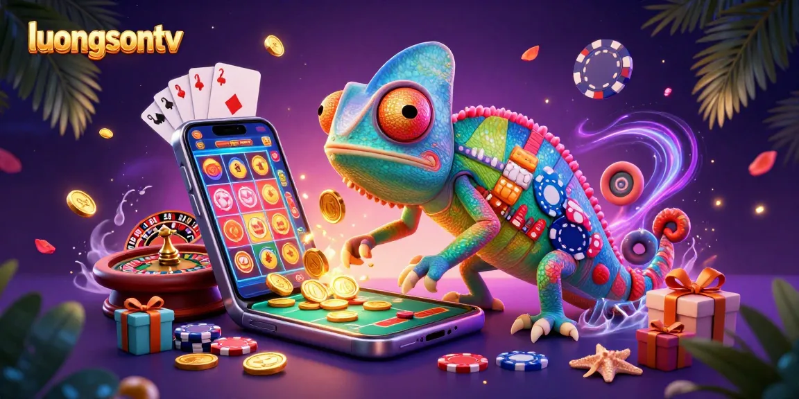 Experience the excitement of live betting with luongsontv in a vibrant casino scene filled with action.