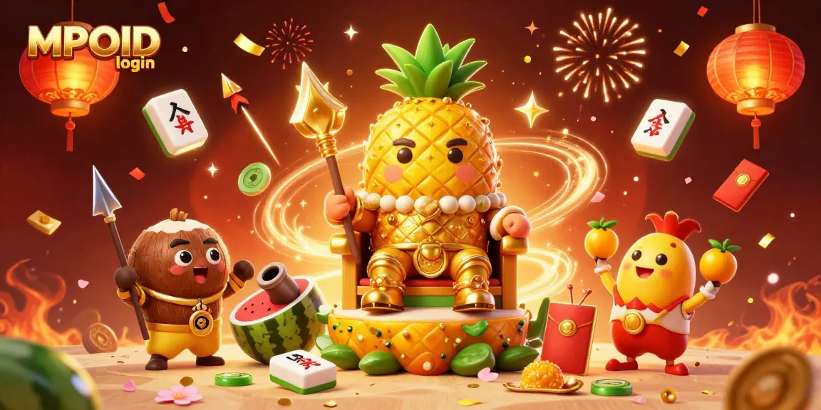 Engage with MPOID login for a thrilling gaming experience featuring a vibrant casino scene.