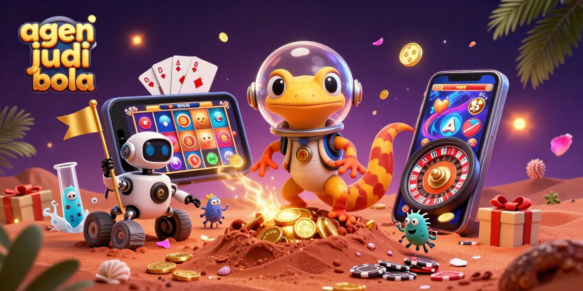 Bet on agen judi bola with exhilarating visuals of an alien casino treasure on Mars.