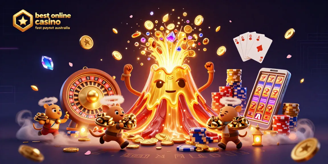 Experience the thrill at the best online casino fast payout australia, where golden treasures erupt amidst gaming excitement.