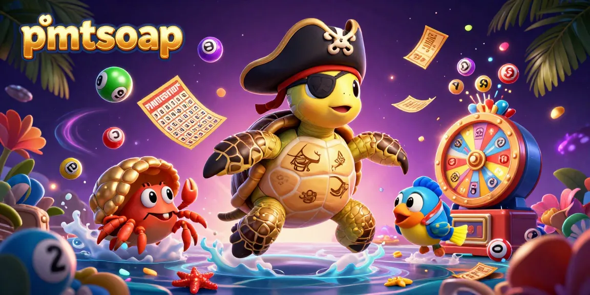 Engage with pmtsoap's exciting lottery gaming experience featuring dynamic characters and vibrant elements.