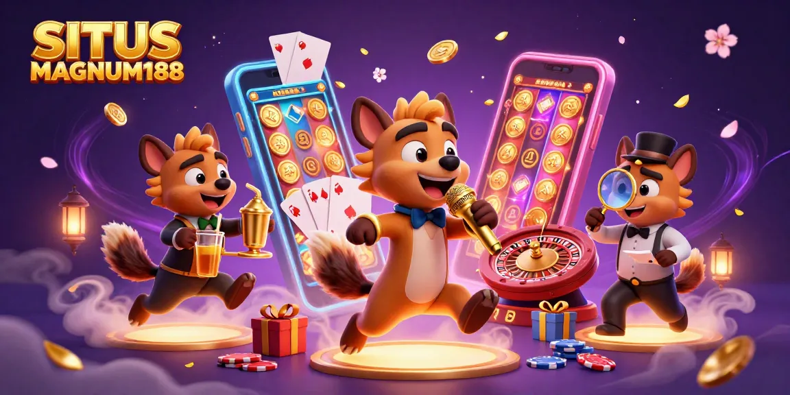 SITUS MAGNUM188 showcases hyenas run a vibrant casino, featuring a stand-up comedian, bartender, and bouncer.