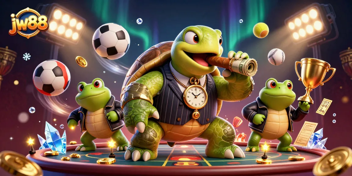 Experience thrilling gameplay at jw88 with massive turtle mobsters and sports betting elements.