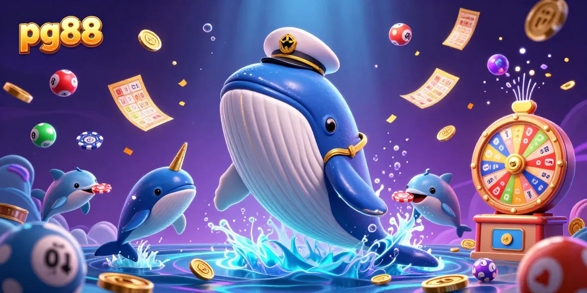 Experience thrilling jackpots at pg88 with our unique cartoon illustration of chance and adventure.