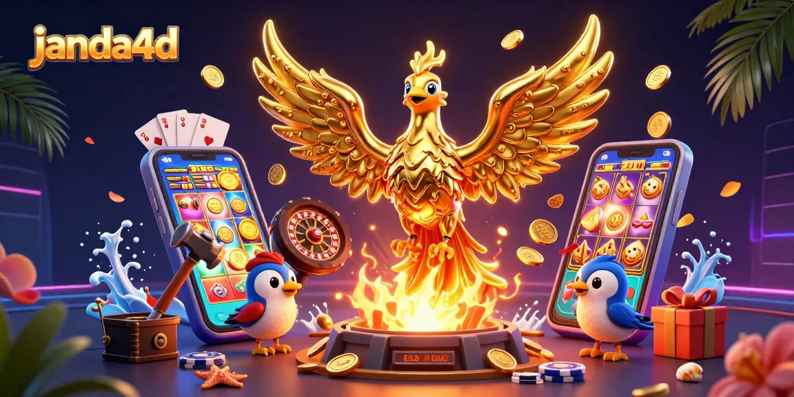 Permainan di janda4d menghadirkan Phoenix emas 3D dan slot yang menggembirakan.