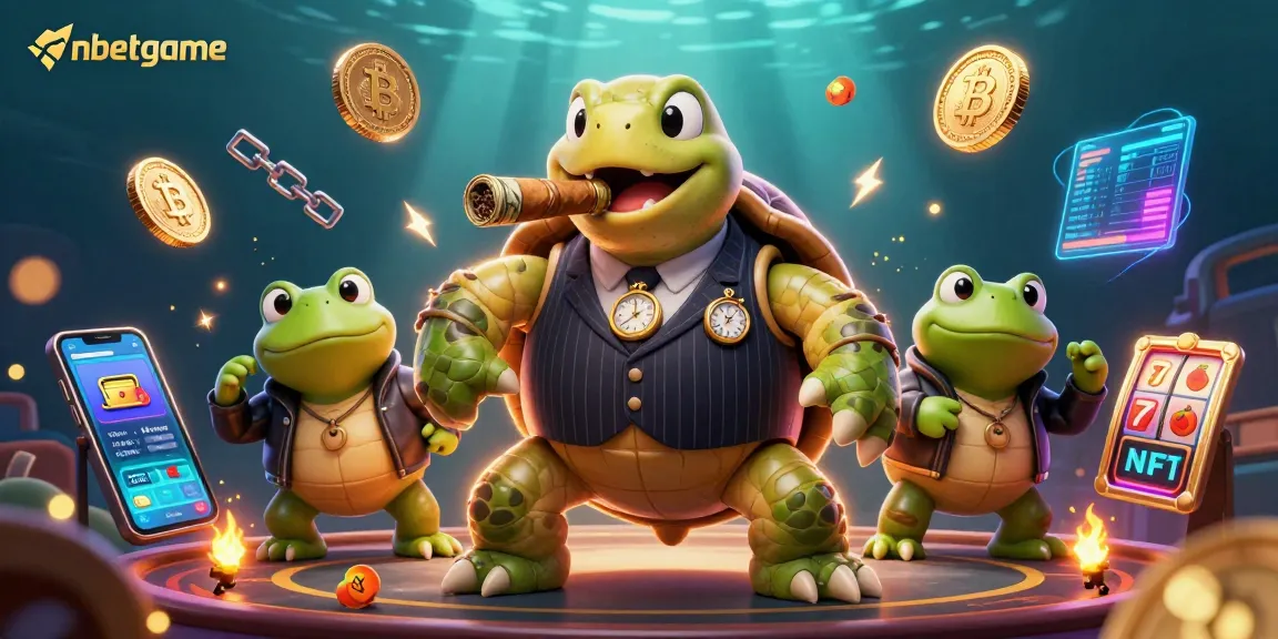 Experience thrilling action at nbetgame with a mobster turtle and unique slot game elements.