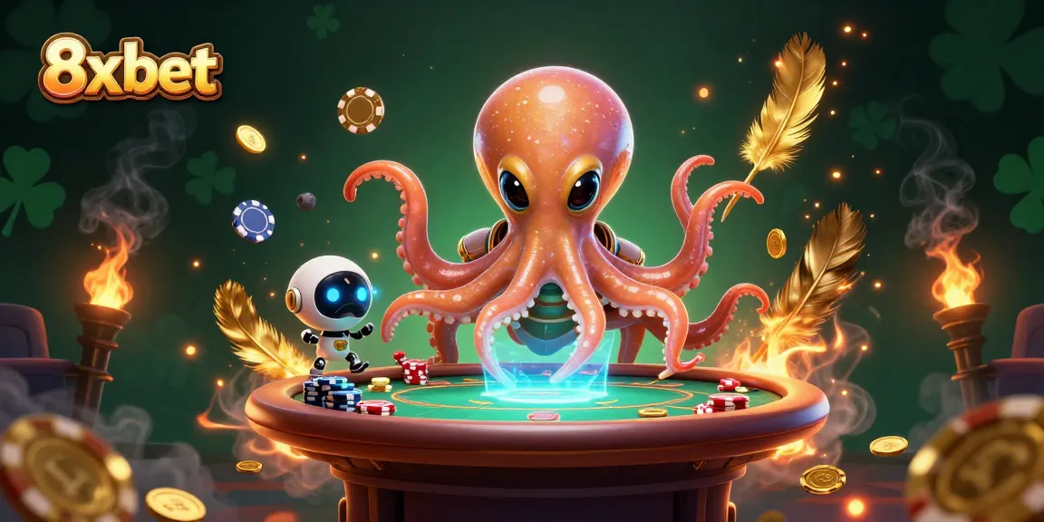 Experience thrilling gameplay at 8x bet with a vibrant alien poker scene!