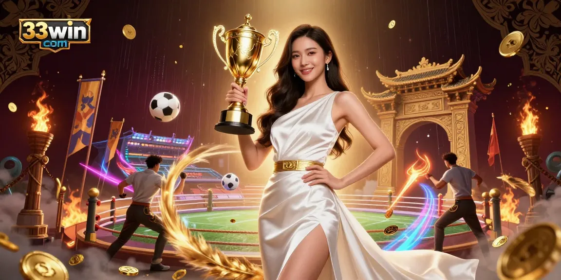 Engage in thrilling betting at 33win com with luxurious casino visuals and dynamic sports elements.