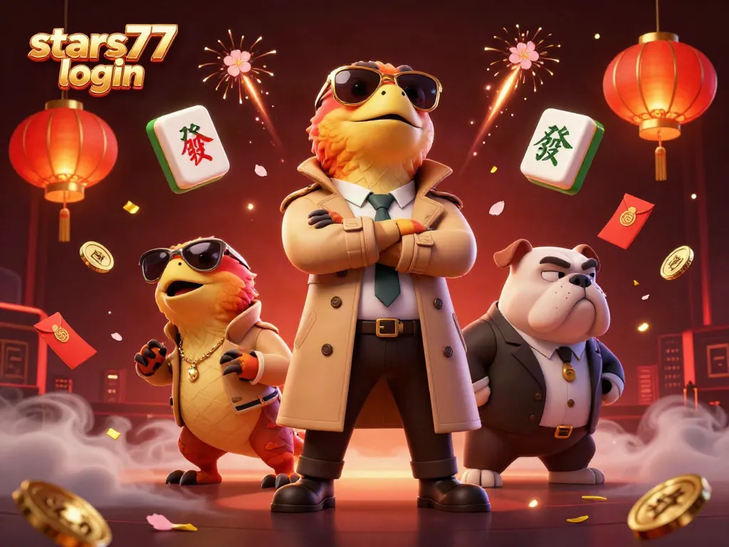 Masuk ke dunia permainan dengan stars77 login, di mana tiga raptor berpura-pura sebagai satu orang tinggi di kasino.