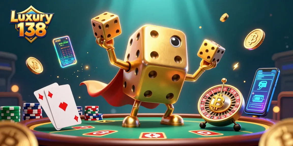 Experience thrilling gameplay with Luxury 138 as you engage with vibrant poker and crypto elements.