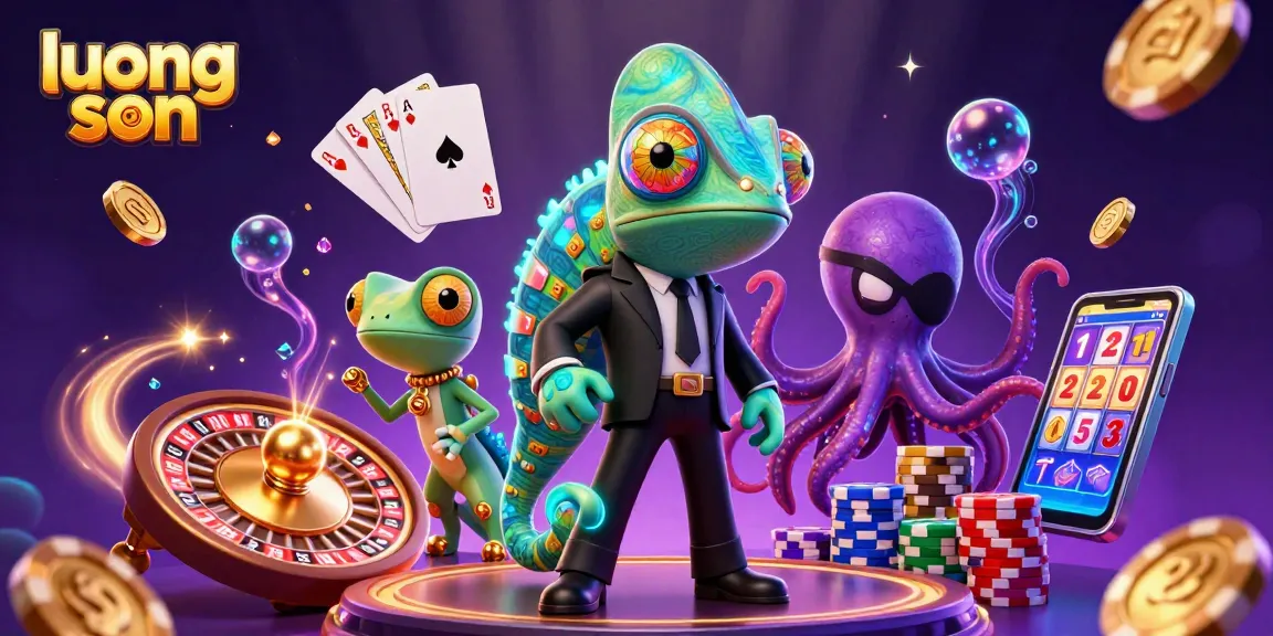 Experience thrilling wins with luong son in a dynamic casino setting featuring colorful characters and vibrant game elements.