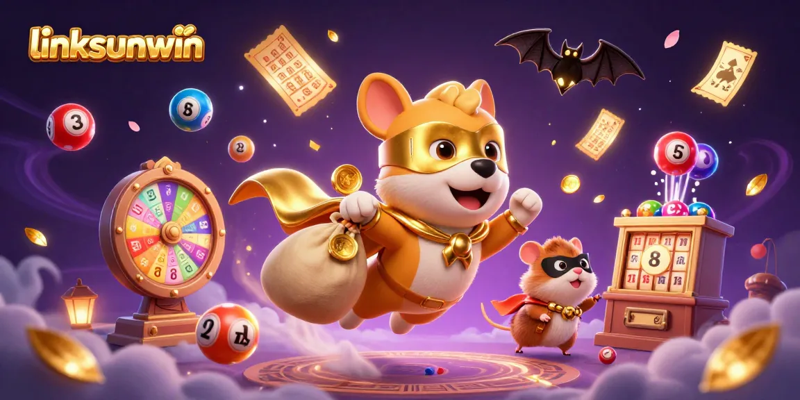 Join linksunwin for thrilling lottery action with our superhero dog and sidekick!