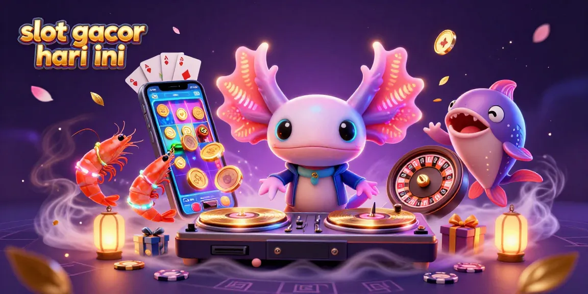 Spin through slot gacor hari ini with vibrant 3D characters and dynamic game elements.