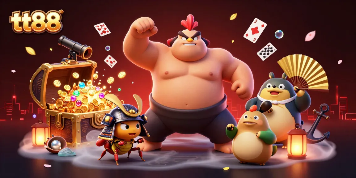 Experience thrilling gameplay at tt88 with vibrant 3D characters and casino elements in action.