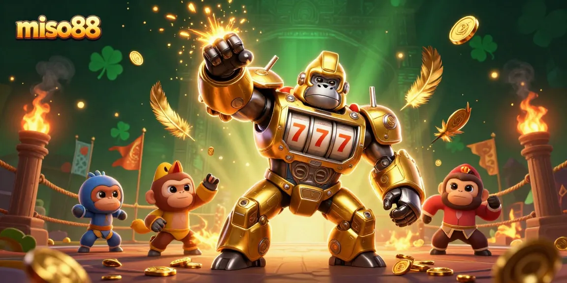 Experience thrilling action at miso88 with vibrant 3D characters and immersive casino elements.