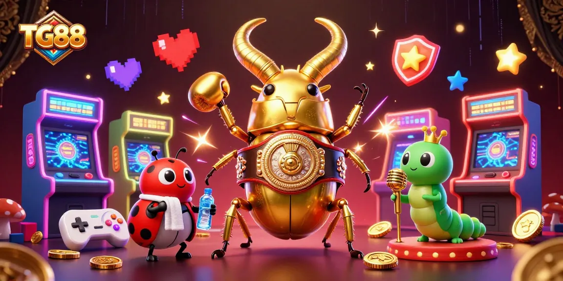 Experience the excitement of TG88's vibrant gaming scene with an epic 3D showdown.