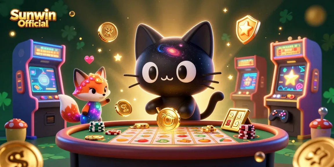Experience thrilling games at Sunwin Official cosmic casino with vibrant 3D characters and jackpot excitement.