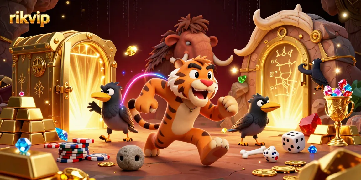 Play games and win big with rikvip at our vibrant prehistoric casino adventure!