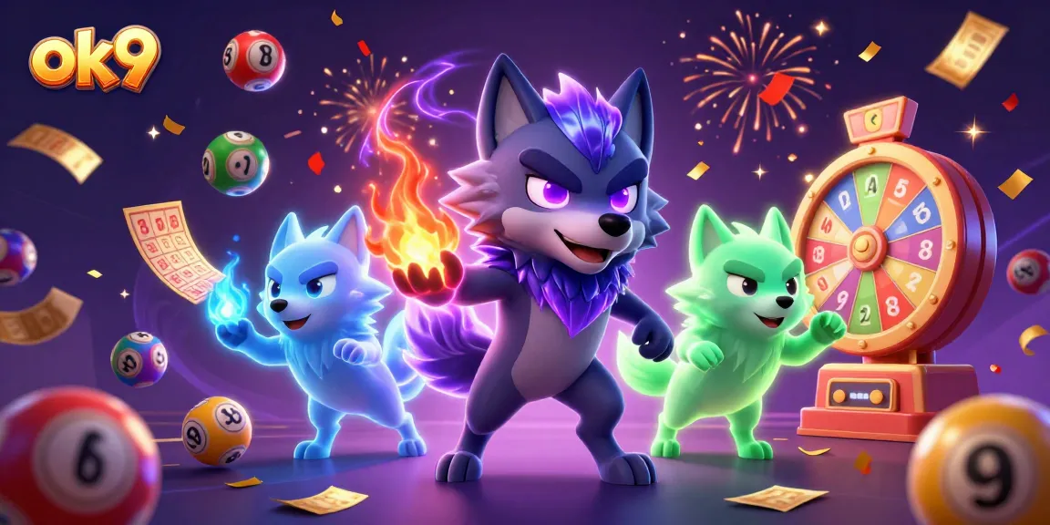 Join the excitement of ok9 with a vibrant casino scene showcasing thrilling games and dynamic action.