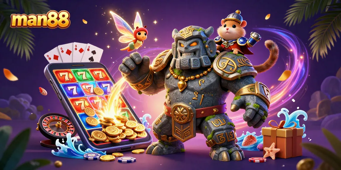 Join man88 for thrilling slot adventures with magical characters and gameplay elements!