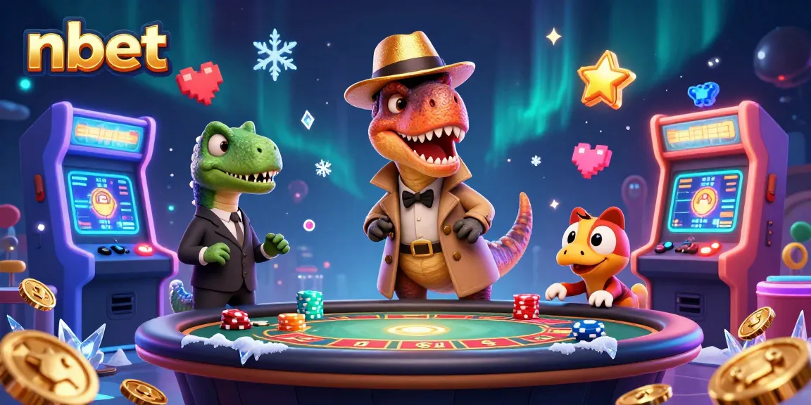 Experience nbet's thrilling blackjack scene with a sneaky velociraptor card counter and dynamic gaming elements.