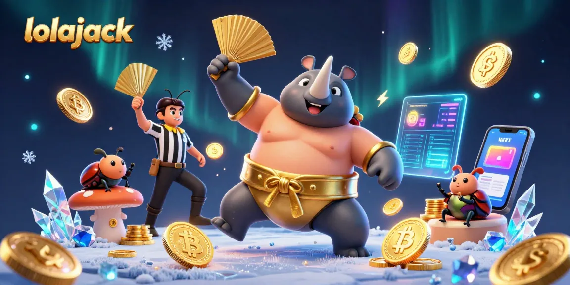 Experience thrilling gameplay at lolajack Casino with vibrant characters in this dynamic scene.