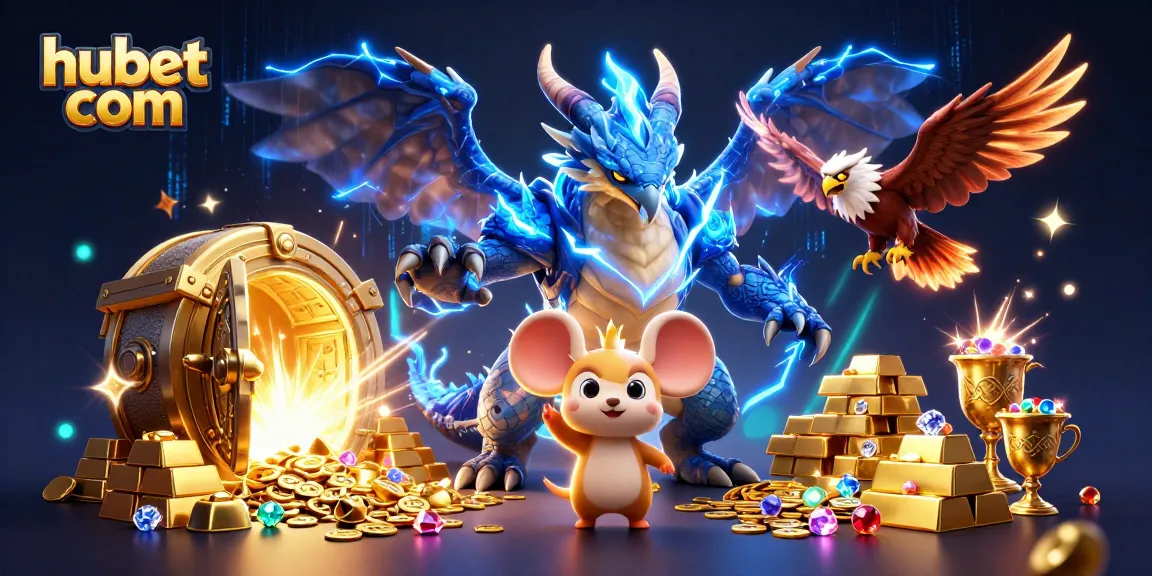 Experience thrilling wins at hubet com with a dynamic illustration showcasing exhilarating game features.
