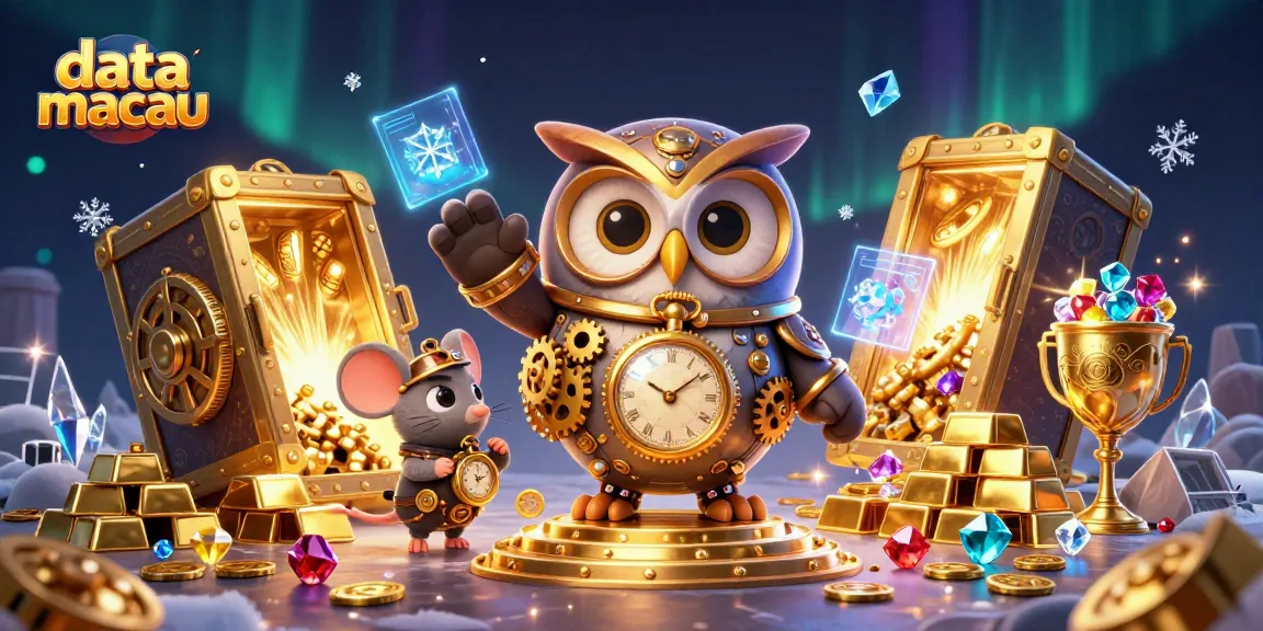 Experience predictions for data macau in a vibrant casino scene with treasures and gaming elements.