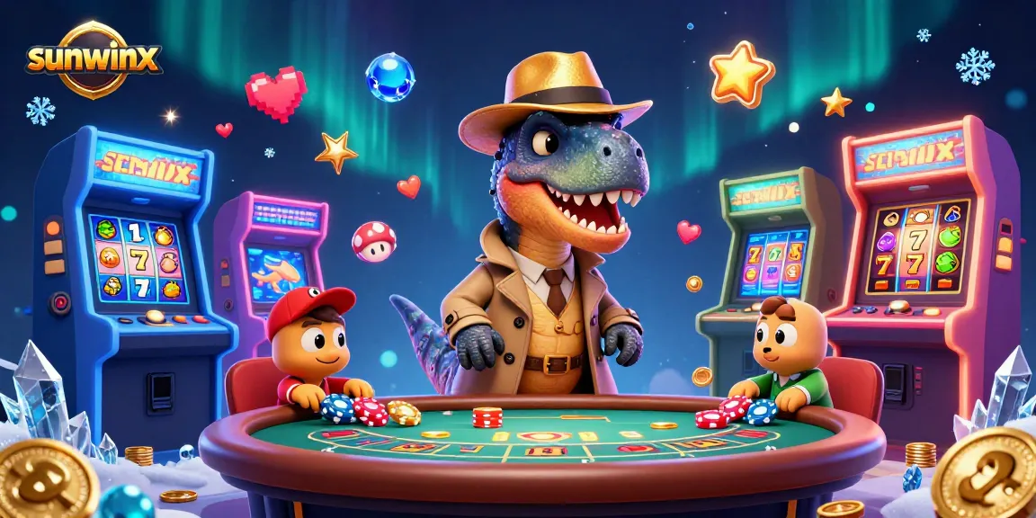 Experience thrilling gaming at sunwinx with a velociraptor card counter and dynamic slot elements.