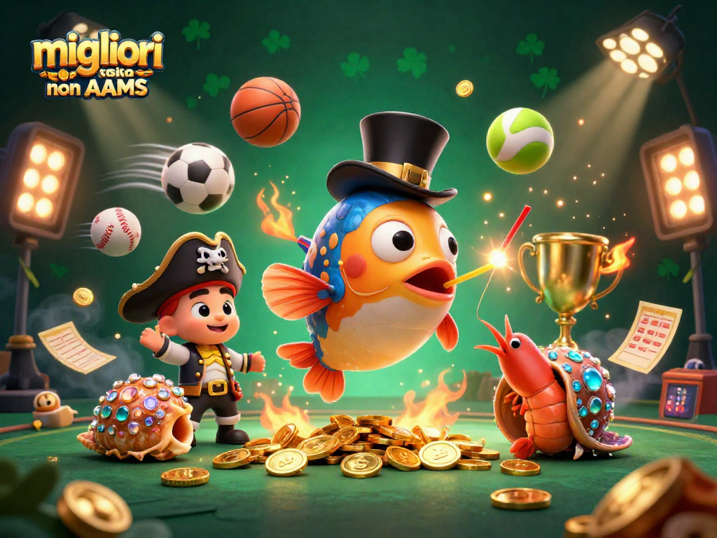 Scopri i migliori casino non AAMS e vinci con i nostri personaggi animati in un'illustrazione 3D accattivante.