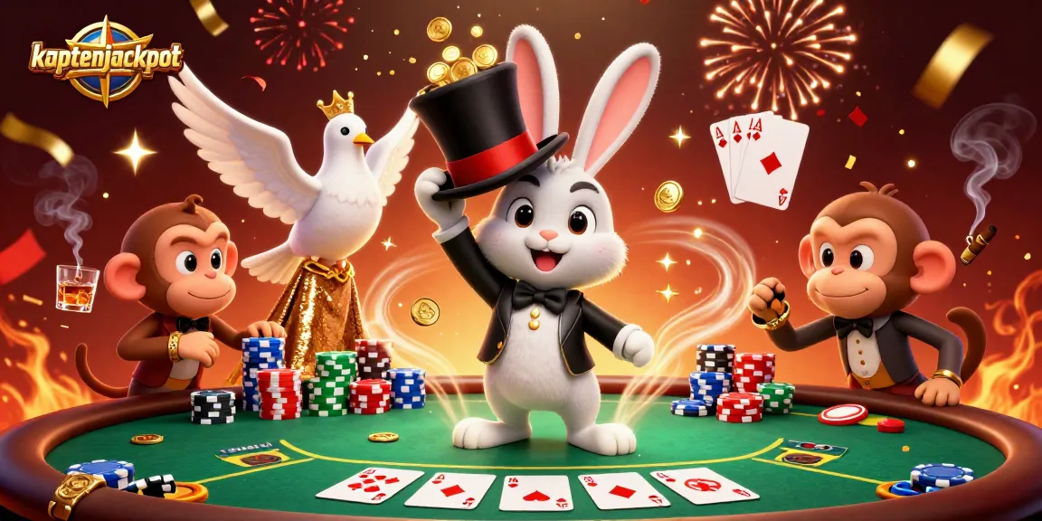 Engage with kaptenjackpot by experiencing thrilling poker action amidst a magical casino atmosphere.