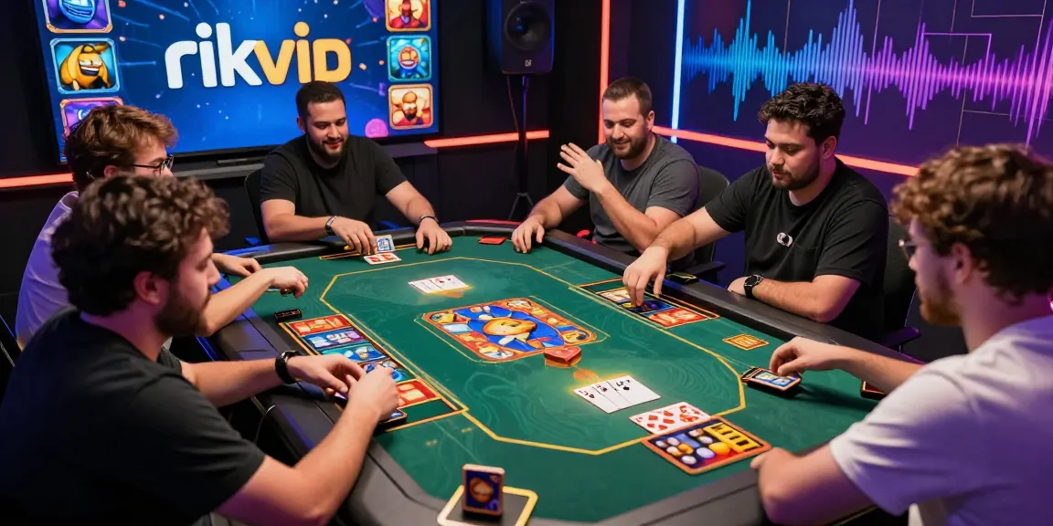 Engaging online gaming moment with rikvip avatars and vibrant digital effects.