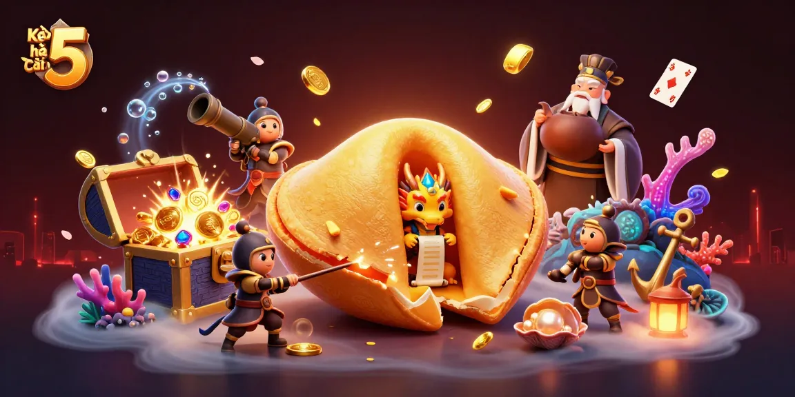 Engage with Kèo nhà cái 5 as a wise dragon reveals secrets from a golden fortune cookie.