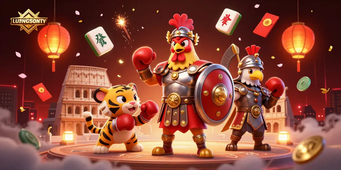 Experience thrilling sports betting with LUONGSONTV in this festive arena scene full of action.