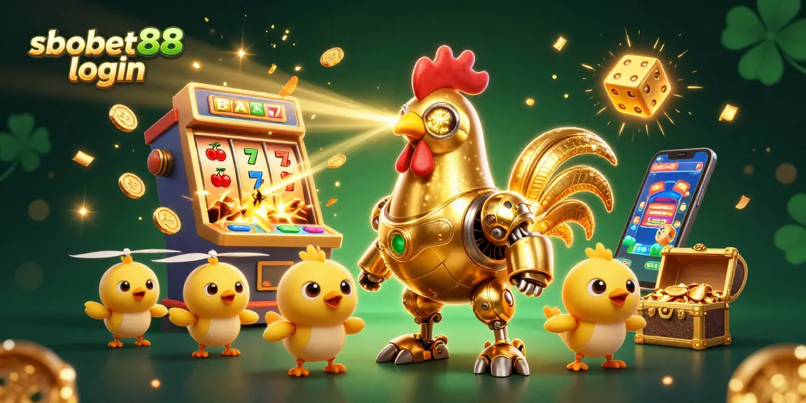 Engage in sbobet88 login with vibrant 3D elements and casino excitement showcased