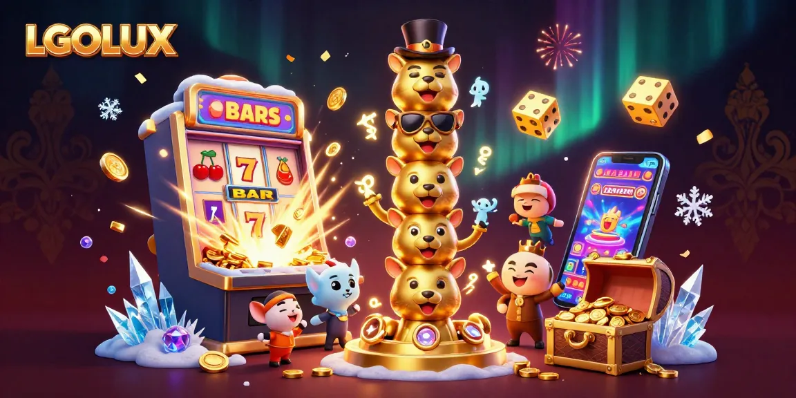 Experience the thrilling world of LGOLUX with dynamic slots, wins, and vibrant casino action!