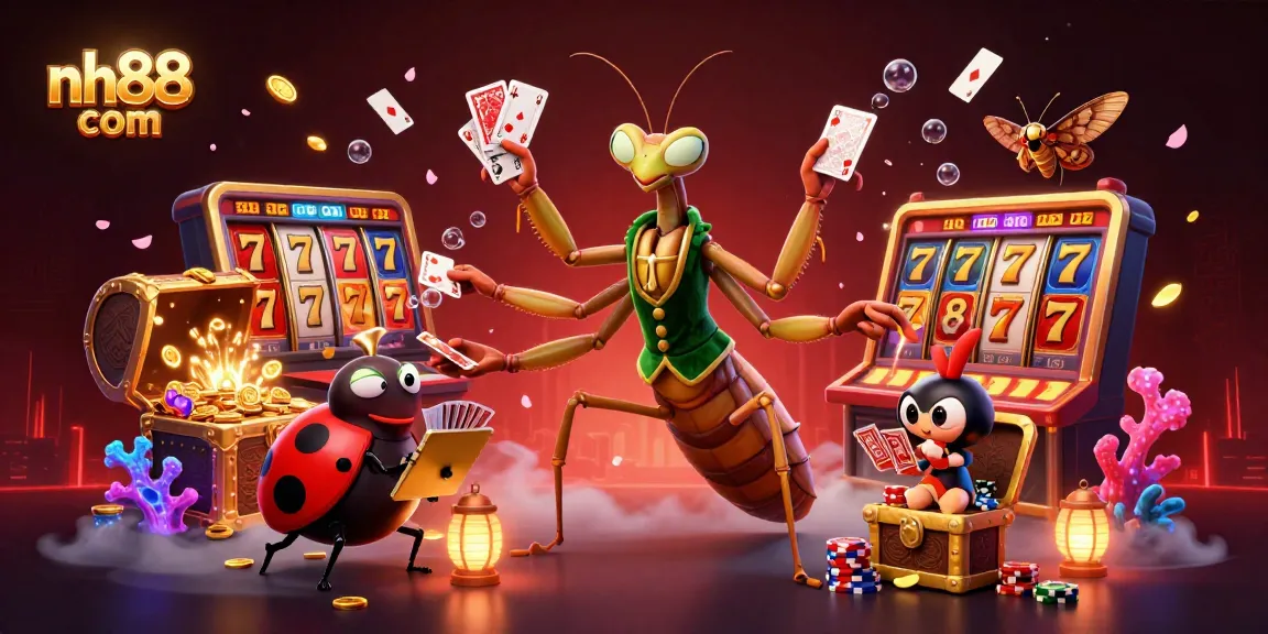 Engage in thrilling games at nh88 com with colorful slots and vibrant casino elements.